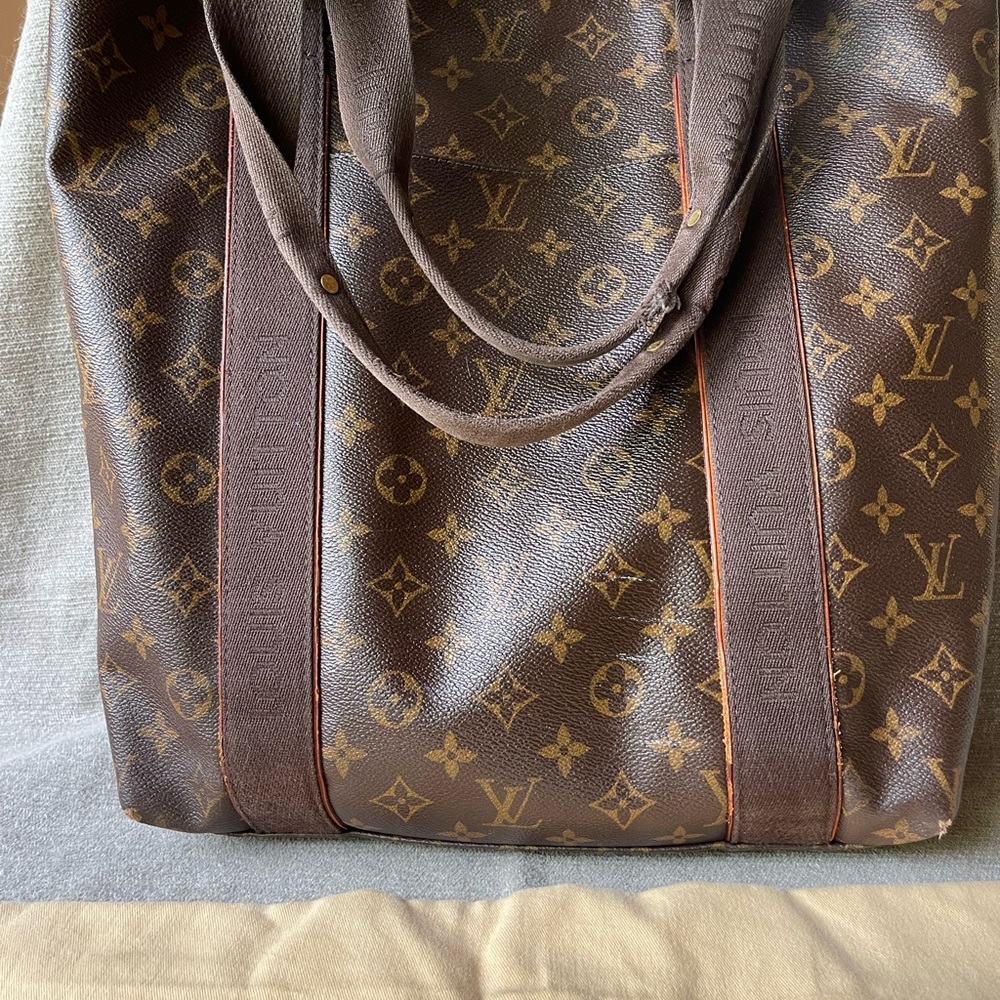 Authentic Louis Vuitton tote, Vintage - Monogram Beaubourg Bag - Brown